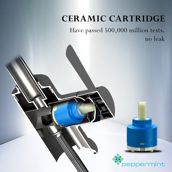 Peppermint Kitchen Faucet Pull Down Commercial Modern Single Hole Sing