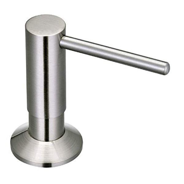 Numhew Brushed Nickel Stainless Steel Built-in Soap Dispenser With 10 Oz. Large Liquid Bottle For Kitchen Sink E7U1D1Q4 - The Home Depot - View #4